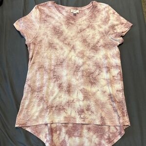 Acid wash short sleeve